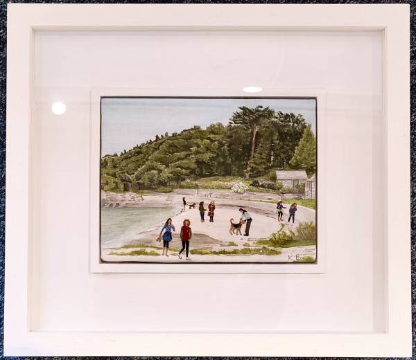 - Mixed Media on Painting, Painting by Kim Bentley, measuring 21 x 16 cm (H x W) framed at 39 x 34 cm £590
